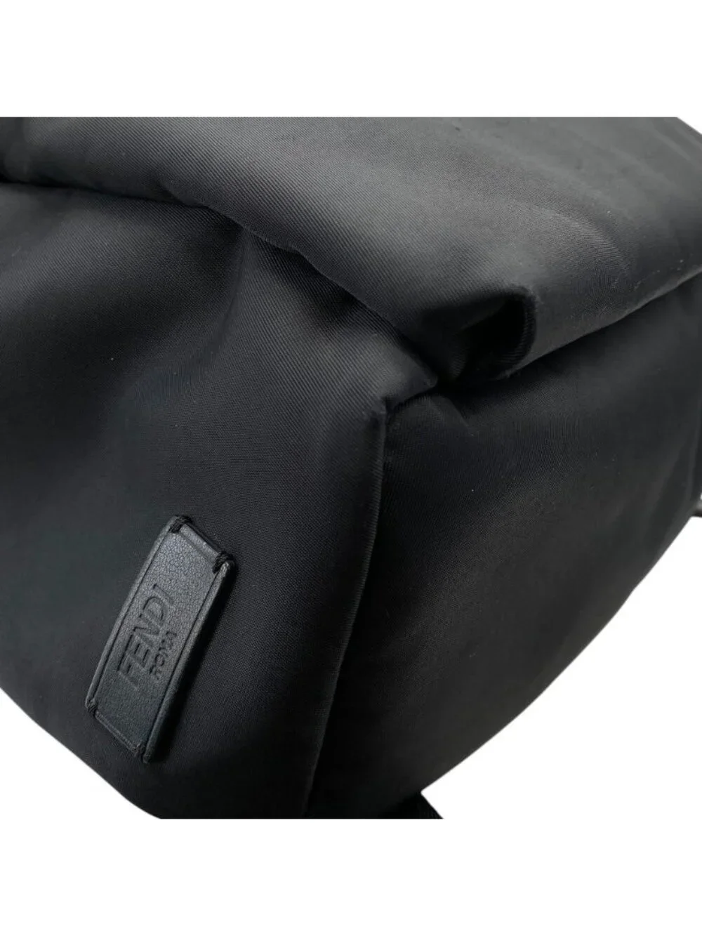 Fendi Backpack Monster Star Eye Bugs Nylon Leather Black Yellow Street